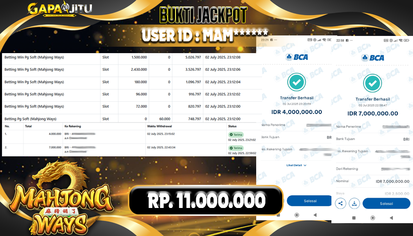 GAPAIJITU JACKPOT SLOT (SUPER SCATER OLYMPUS) Rp.16.500.000.,- LUNAS